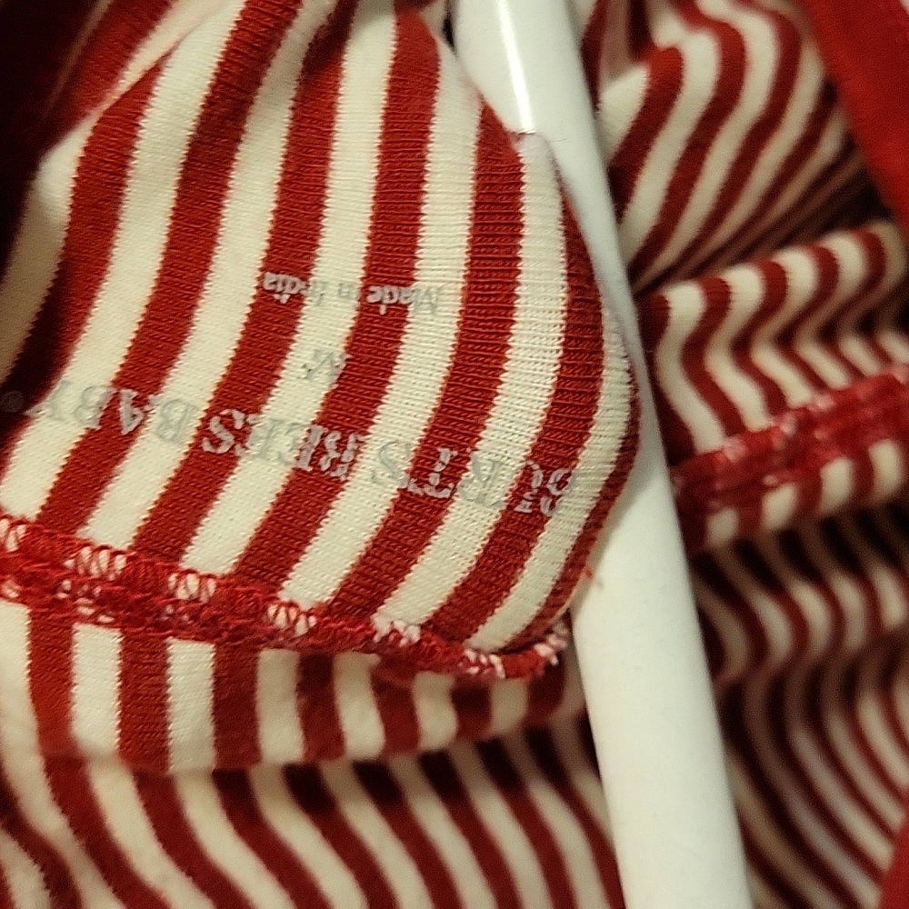 Burts Bees Baby organic cotton pj romper size medium - Picture 3 of 6